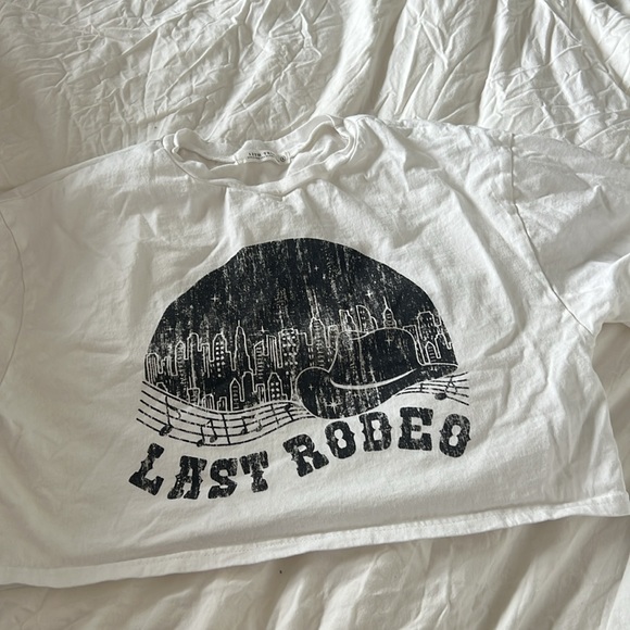 12th Tribe Last Rodeo Crop top - Picture 5 of 9